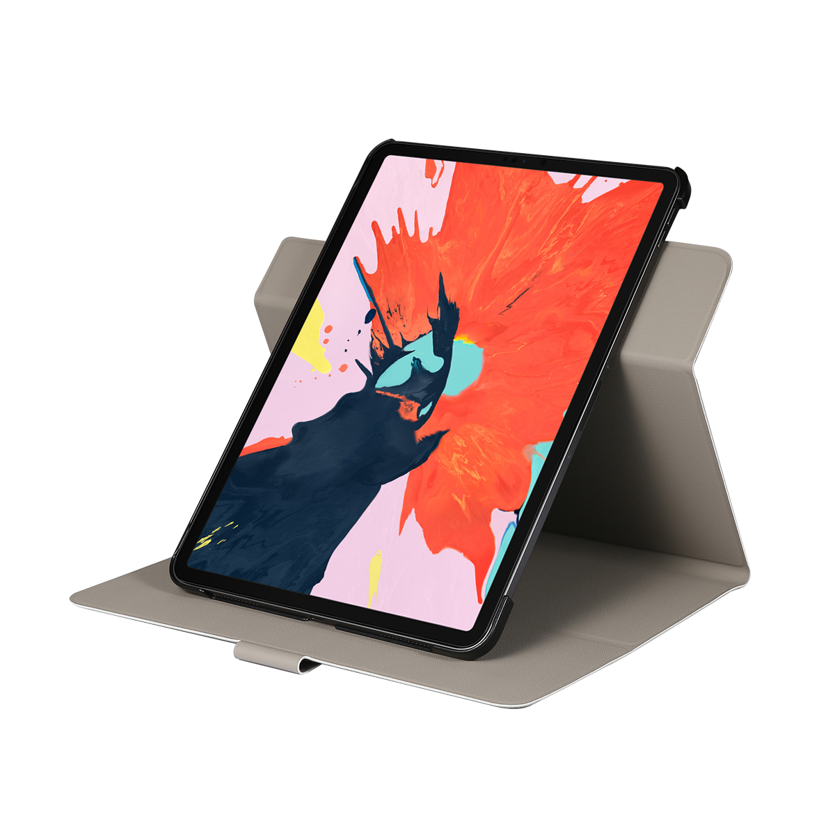 360 Degree rotation Protective Smart Folio Stand Case for iPad